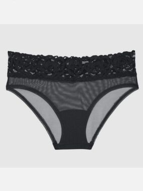 🖤 La Senza Black Mesh 🔥Sexy🔥 Lace Hipster Panties, Size M *2 Pairs* ~ NWT